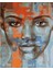 Canvas Afrikalı Güzel 3 Sayılarla Boyama Seti Kasnaklı 40 x 50 cm 5