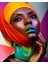 Canvas Afrikalı Model Sayılarla Boyama Seti Kasnaklı 40 x 50 cm 5