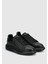 Siyah Deri Erkek Sneaker 2