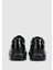 Siyah Deri Erkek Sneaker 4