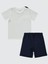 Erkek Çocuk Takım 2-5 Yaş Beyaz 2