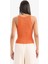 Slim Fit Dar Kesim Halter Yaka Basic Düz Fitilli Kaşkorse Atlet E2176AX25SP 5