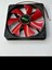 Kırmızı 14 cm Kasa Fanı 2 Pinli 14 cm Fan 14X14X2.5 cm Fan 3