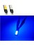 ( 2 x Adet ) 1 Takım LED T10 Dipsiz Ampul 12V Canbus Cob Blue ( Cob LED Canbus Mavi ) 1