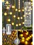 50 Top Ledli Usbli Kumandalı 8 Modlu LED Işık Parti Süsleme Organizasyon Sarı Işık Rengi 4