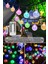 100 Ledli Usbli Kumandalı 8 Modlu Kristal Toplu LED Işık Parti Süsleme Organizasyon RGB Çok Renkli Işık 2