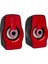 Magıcvoıce MV-4941 2.0 Multımedıa Rgb Işıklı 3 Watt * 2 USB Hoparlör Siyah/mavi-Siyah/kırmızı (4887) 1