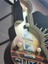 Metal Ledli Gitar Ev Dekorasyon Duvar Dekoru Süslemesi 22 x 5 x 41 cm 1 Adet 2