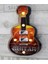 Metal Ledli Gitar Ev Dekorasyon Duvar Dekoru Süslemesi 22 x 5 x 41 cm 1 Adet 3