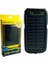 Güneş Enerjili Işıklı Solar Taşınabilir USB Girişli Şarj Cihazı Powerbank 15000 Mah 1