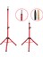 Kuaför Eğitim Mankeni İçin Metal Tripod - Kırmızı + Taşıma Çantası 1