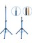 Kuaför Eğitim Mankeni İçin Metal Tripod - Mavi + Taşıma Çantası 1
