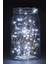 Pilli 5 Metre Dekoratif Peri LED Beyaz Aydınlatma Süsleme Lambası (4887) 4