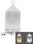 Piramit Kristal 3 Renk LED Dokunmatik USB Şarjlı Masa Lambası (4887) 1