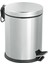 Pedallı 8lt Krom Metal Çöp Kovası (4887) 1