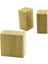 4.5X5CM--Y:9CM 2pcs Mıknatıslı Ikiz Ahşap Bambu Baharatlık - Tuzluk (4887) 1