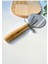 Kıtchen Tools Ahşap Saplı Çelik Bıçaklı Pizza Kesici Hamur Dilimleyici 4