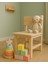 Iskandinav Tarzı Montessori Ahşap Çocuk Sandalyesi - %100 Doğal (2+ Yaş) 2