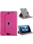 Huawei Mediapad M5 Lite BACH2-W09 Uyumlu Lüks Standlı Tablet Kılıfı Pembe 1