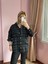 Gokilibutik Siyah Tüvid Kumaş Standart Beden Oversize Kadın Gömlek 2