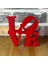 Love Ev Dekoru - Romantik Ev Dekoru, Modern - Kırmızı - Sevgili Hediyesi - Love Konsol Üzeri 1
