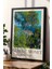 Claude Monet Bordighera Manzarası Vintage Doğal Ahşap Çerçeveli Duvar Tablosu 1