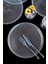 Aden Cam Servis Tabağı 26cm Sade 6 lı 2345 3