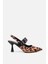 Kadın Taba Leopar Desenli Kemerli Stiletto 4