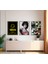 Modern Tarz Mdf Plastik Çerçeveli 3'lu Dekoratif Tablo 213 1