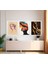 Modern Tarz Mdf Plastik Çerçeveli 3'lu Dekoratif Tablo 139 2