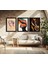Modern Tarz Mdf Plastik Çerçeveli 3'lu Dekoratif Tablo 139 4