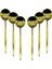 6 Pcs Gold Yemek Kaşık Seti (4887) 1