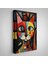 Pablo Picasso Tarzı - Soyut Renkli Kedi TABLO-7374 1