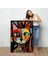 Pablo Picasso Tarzı - Soyut Renkli Kedi TABLO-7374 2
