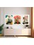 Modern Tarz Mdf Plastik Çerçeveli 3'lu Dekoratif Tablo 06 2