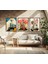 Modern Tarz Mdf Plastik Çerçeveli 3'lu Dekoratif Tablo 06 3