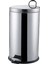 Pedallı 16LT Krom Metal Çöp Kovası (4887) 1