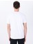 Bisiklet Yaka Baskılı Beyaz Erkek T-Shirt M5SM-TST1286 5