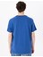 Bisiklet Yaka Baskılı Indigo Erkek T-Shirt M5SM-TST1288 5