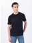 Bisiklet Yaka Baskılı Siyah Erkek T-Shirt M5SM-TST1287 1