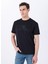 Bisiklet Yaka Baskılı Siyah Erkek T-Shirt M5SM-TST1287 3