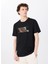 Bisiklet Yaka Baskılı Siyah Erkek T-Shirt M5SM-TST1302 1
