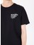 Bisiklet Yaka Baskılı Siyah Erkek T-Shirt M5SM-TST1929 4
