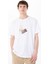 Bisiklet Yaka Baskılı Beyaz Erkek T-Shirt M5SM-TST1298 3