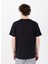 Bisiklet Yaka Baskılı Siyah Erkek T-Shirt M5SM-TST1929 5