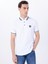 Nakışlı Beyaz Erkek Polo T-Shirt M5SM-TST1356 1