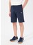 Lacivert Erkek Basic Düz Sweat Şort J5SM-SHT7252 3