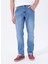 Orta Bel Slim Fit Indigo Erkek Denim Pantolon Mıchıgan Slım - 1174 3