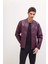Su İtici Slim Fit Dar Kesim Dik Yaka Fermuarlı Suni Deri Mont D8525AX25SP 1