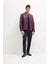 Su İtici Slim Fit Dar Kesim Dik Yaka Fermuarlı Suni Deri Mont D8525AX25SP 2